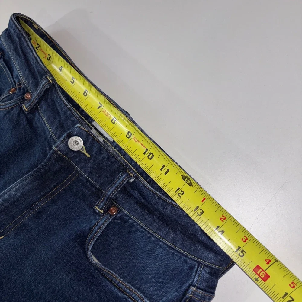 Flint and Tinder 31x30 Slim Fit Selvedge Jeans Mens Blue Stretch Denim 30x28.5
